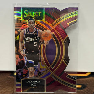 2023-24 Select Prizms Maroon Die-Cut #152 De'Aaron Fox /175 FRENLY BRICKS - Open 7 Days