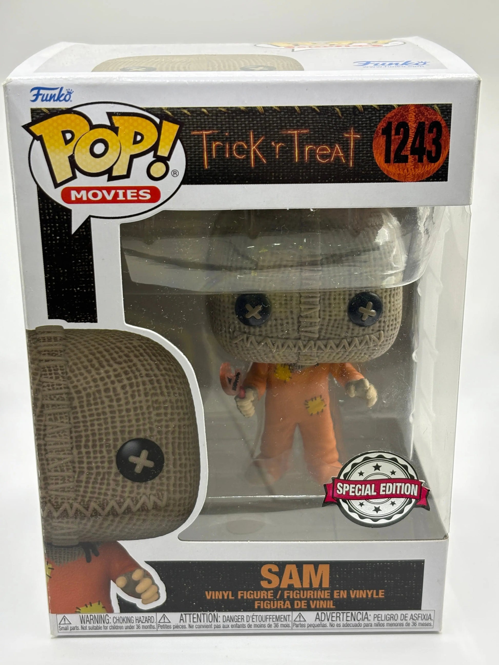 Funko POP! Movies Trick r Treat #1243 Sam Special Edition FRENLY BRICKS - Open 7 Days