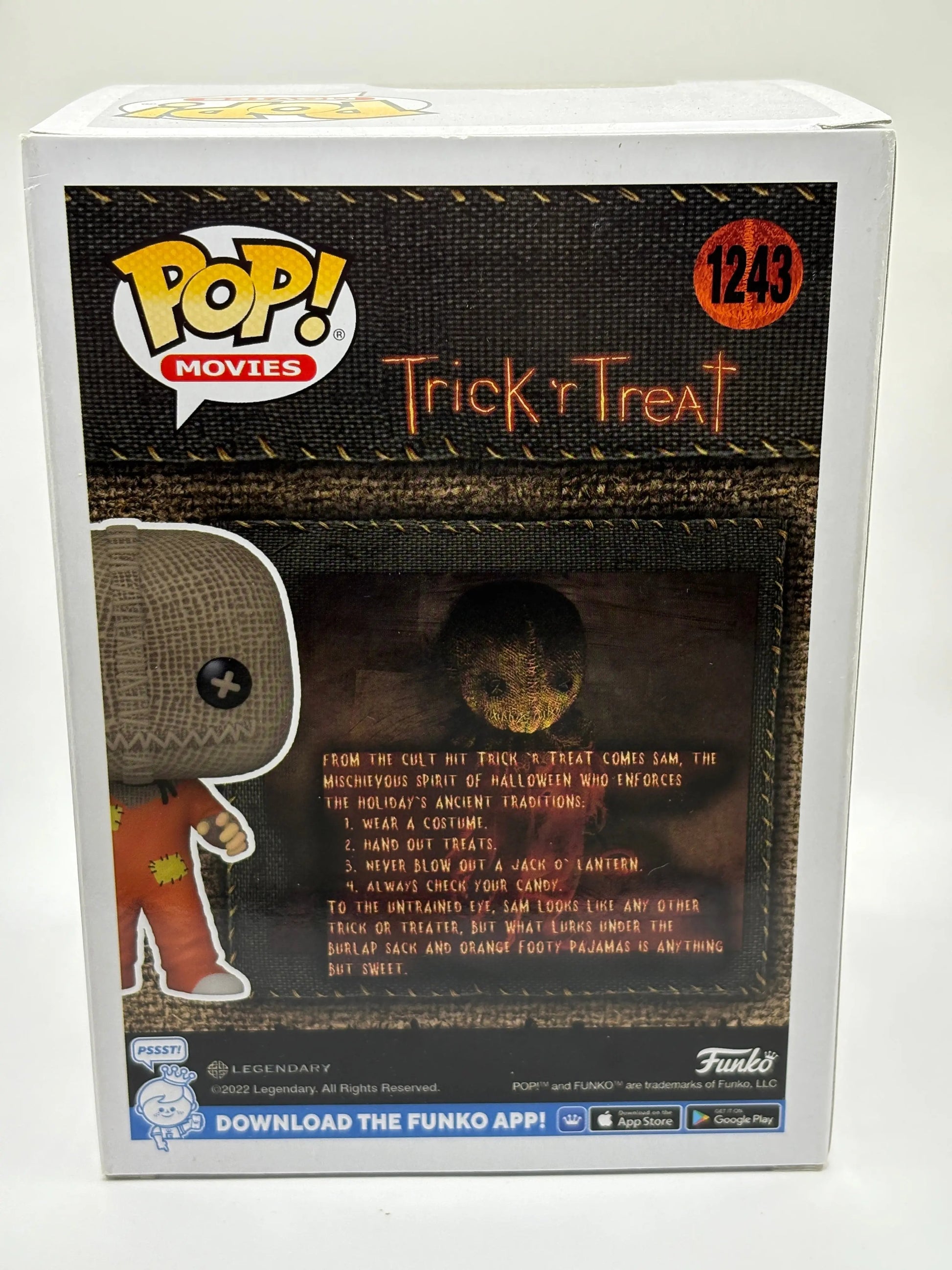 Funko POP! Movies Trick r Treat #1243 Sam Special Edition FRENLY BRICKS - Open 7 Days