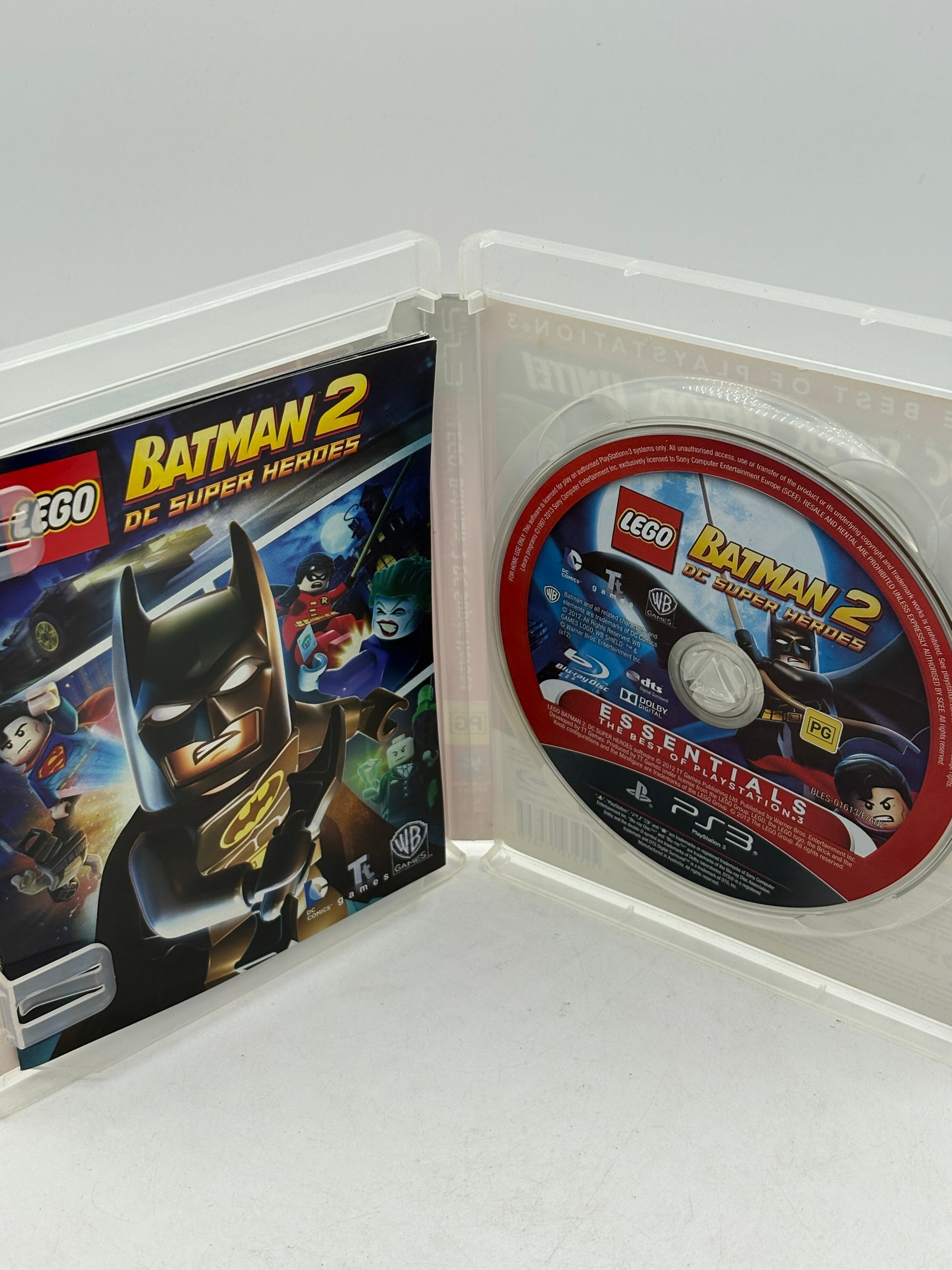 Sony Playstation 3 Essentials Lego Batman 2 DC Super Heroes Game with Manual