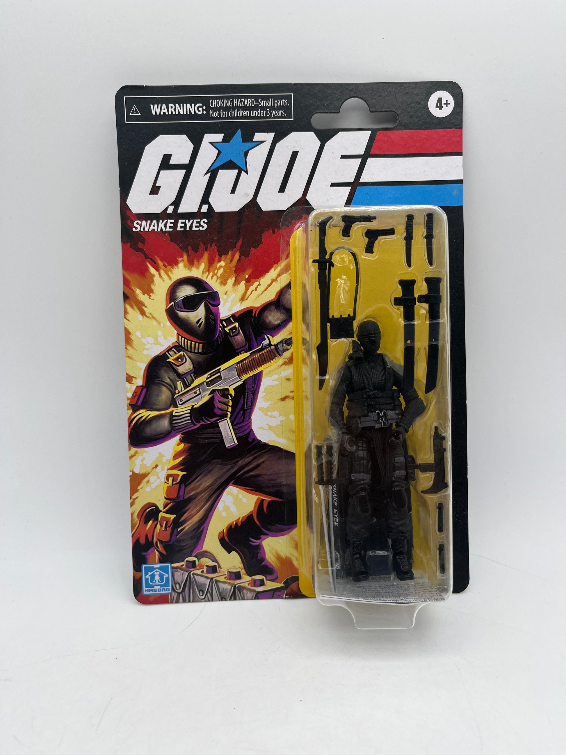 Hasbro Gi Joe Retro Collection Snake Eyes 3.75” Figure BNIB +combinedshipping FRENLY BRICKS - Open 7 Days