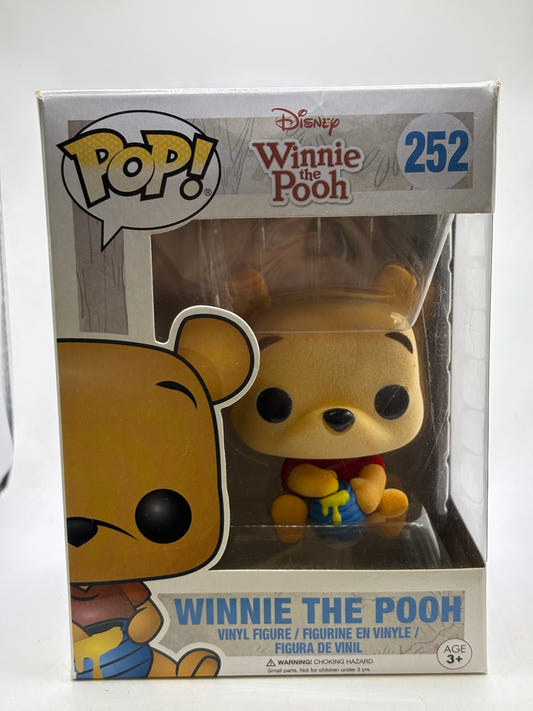 Funko POP! Disney Winnie the Pooh #252 Winnie the Pooh Flocked Vinyl Figure
