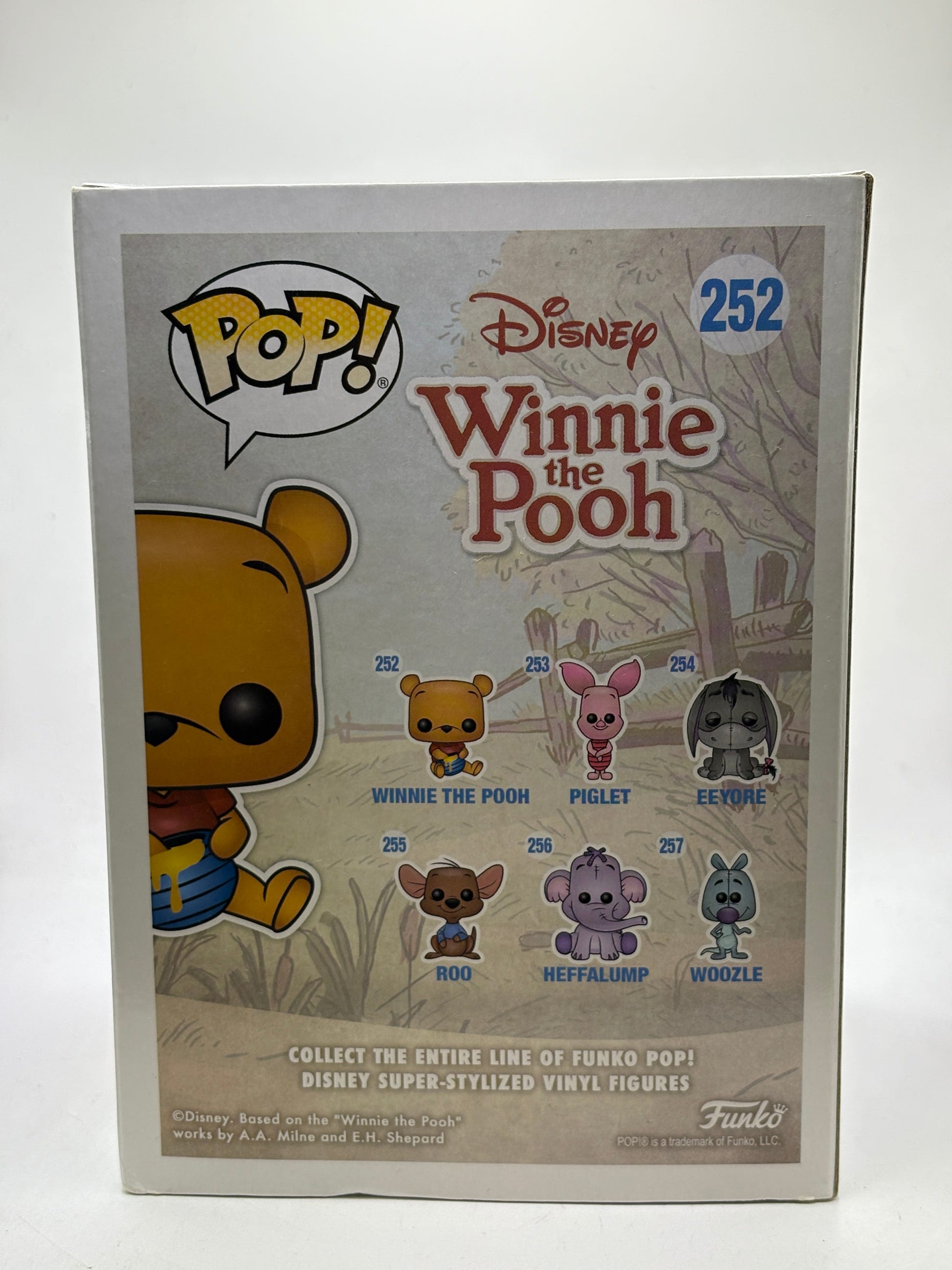 Funko POP! Disney Winnie the Pooh #252 Winnie the Pooh Flocked Vinyl Figure image 3