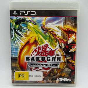 Bakugan: Defenders of the Core Playstation 3 with Manual