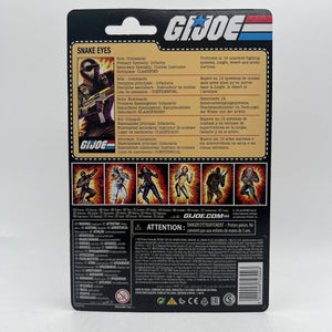 Hasbro Gi Joe Retro Collection Snake Eyes 3.75” Figure BNIB +combinedshipping FRENLY BRICKS - Open 7 Days