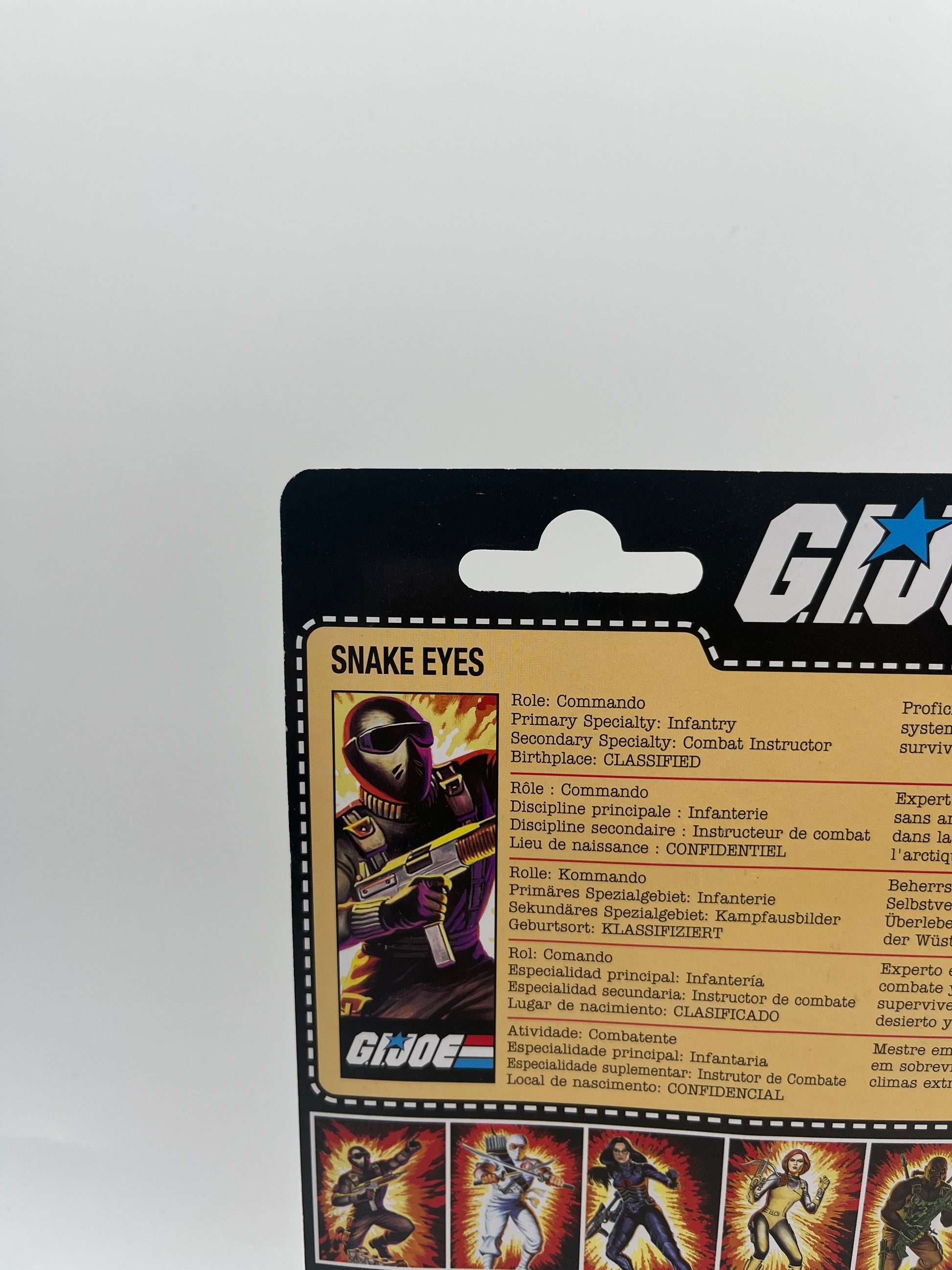 Hasbro Gi Joe Retro Collection Snake Eyes 3.75” Figure BNIB +combinedshipping FRENLY BRICKS - Open 7 Days