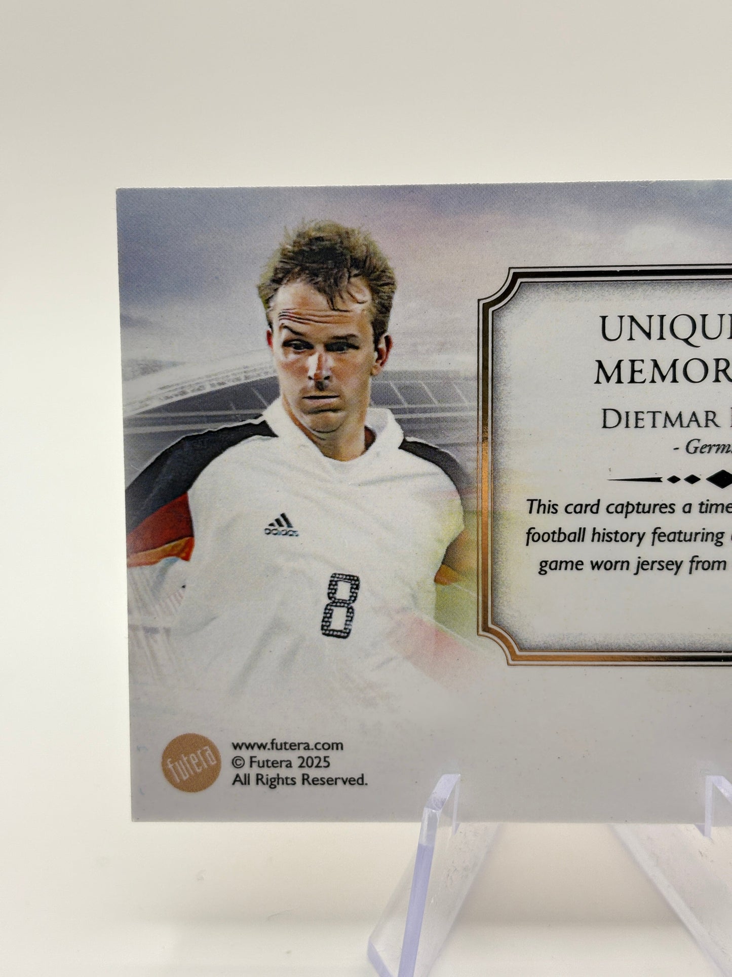 2025 Futera Unique - Dietmar Hamann 1 of 1 Gold Frame Germany FRENLY BRICKS - Open 7 Days
