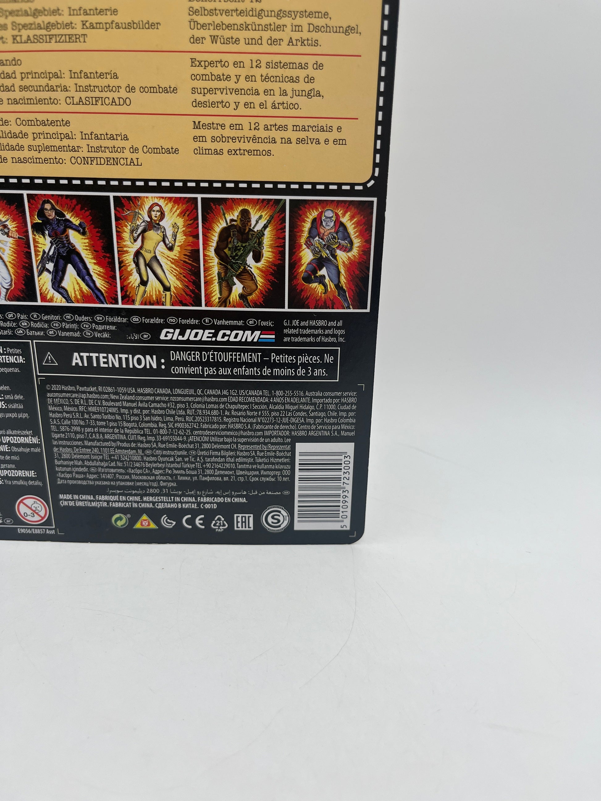 Hasbro Gi Joe Retro Collection Snake Eyes 3.75” Figure BNIB +combinedshipping FRENLY BRICKS - Open 7 Days