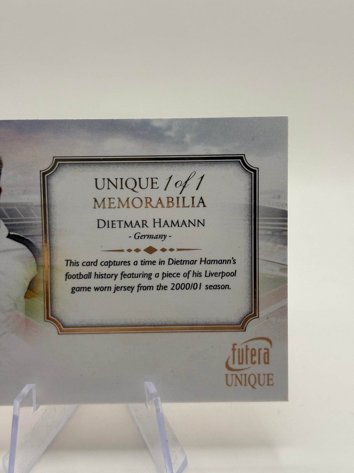 2025 Futera Unique - Dietmar Hamann 1 of 1 Gold Frame Germany FRENLY BRICKS - Open 7 Days