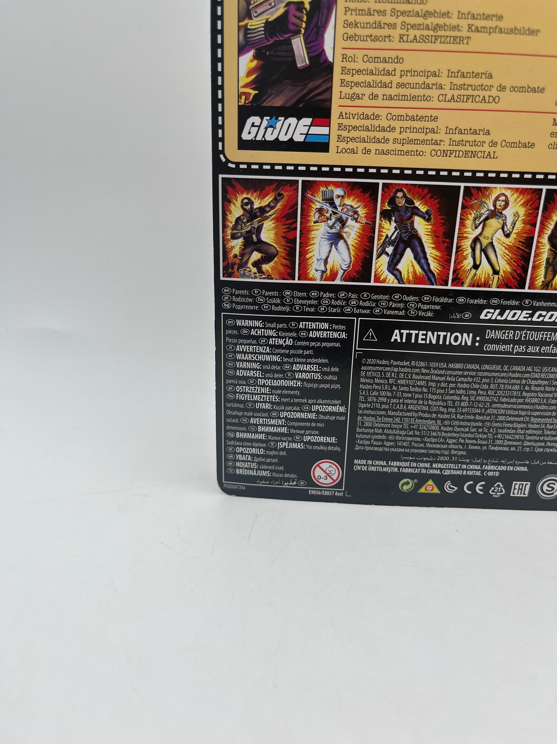 Hasbro Gi Joe Retro Collection Snake Eyes 3.75” Figure BNIB +combinedshipping FRENLY BRICKS - Open 7 Days