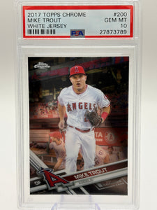 2017 Topps Chrome -  #200 Mike Trout PSA 10 MINT