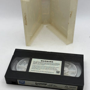 Goosebumps R.L.Stine Vintage Video VHS Tape A Night in Terror Tower FRENLY BRICKS - Open 7 Days