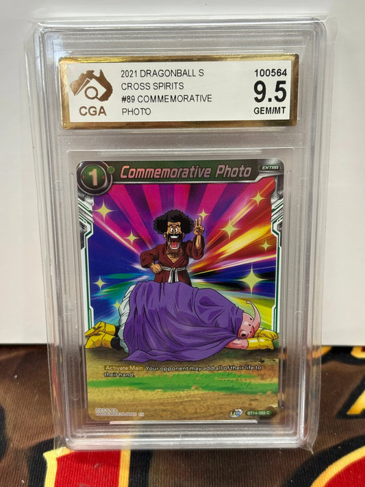 2021 Dragonball Super Cross Spirits #89 Commemorative Photo 9.5 GEM FRENLY BRICKS - Open 7 Days