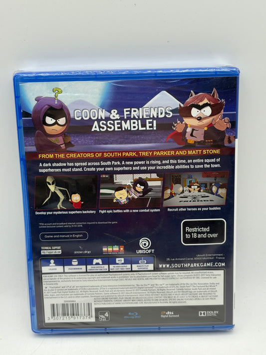Sony Playstation 4 South Park The Fractured But Whole Sealed New