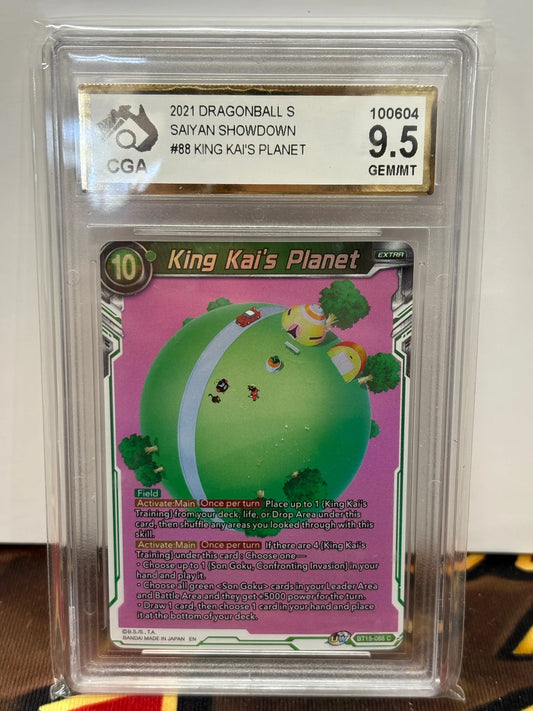 2021 Dragonball Super Saiyan Showdown #88 King Kai’s Planet 9.5 GEM FRENLY BRICKS - Open 7 Days