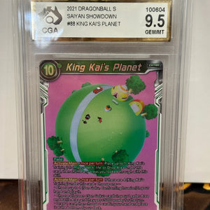 2021 Dragonball Super Saiyan Showdown #88 King Kai’s Planet 9.5 GEM FRENLY BRICKS - Open 7 Days