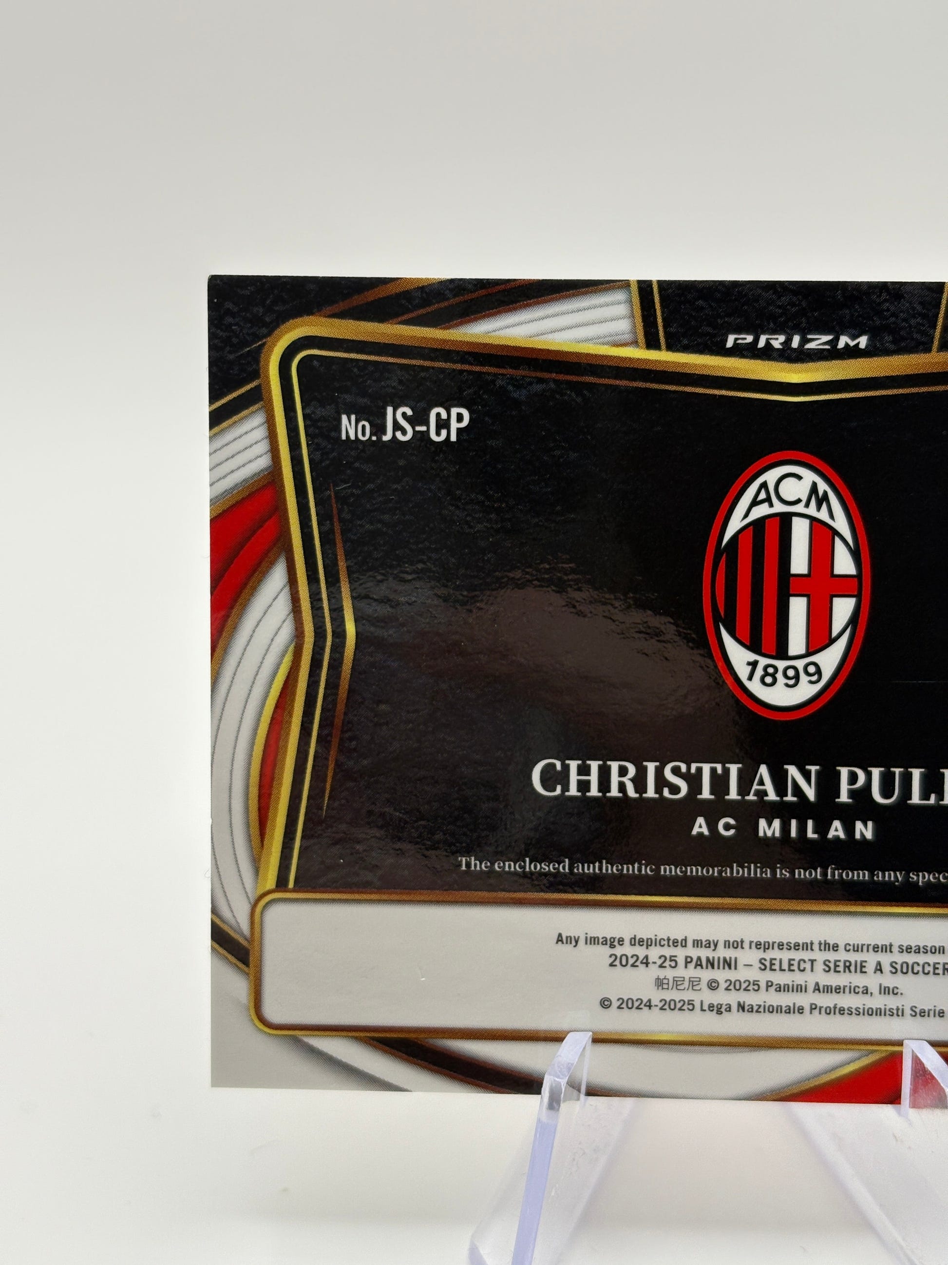 Christian Pulisic Patch AC Milan 2024-25 Panini Select Serie A Soccer USA FRENLY BRICKS - Open 7 Days image 3