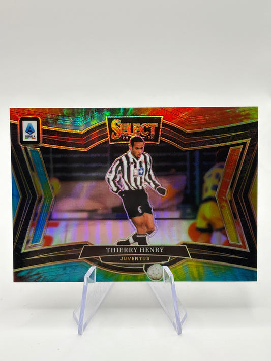 2024-25 Panini Select Serie A Thierry Henry #248 Multi Color Prizm /25 FRENLY BRICKS - Open 7 Days