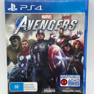 Sony Playstation 4 Marvel Avengers Video Game with Manuals