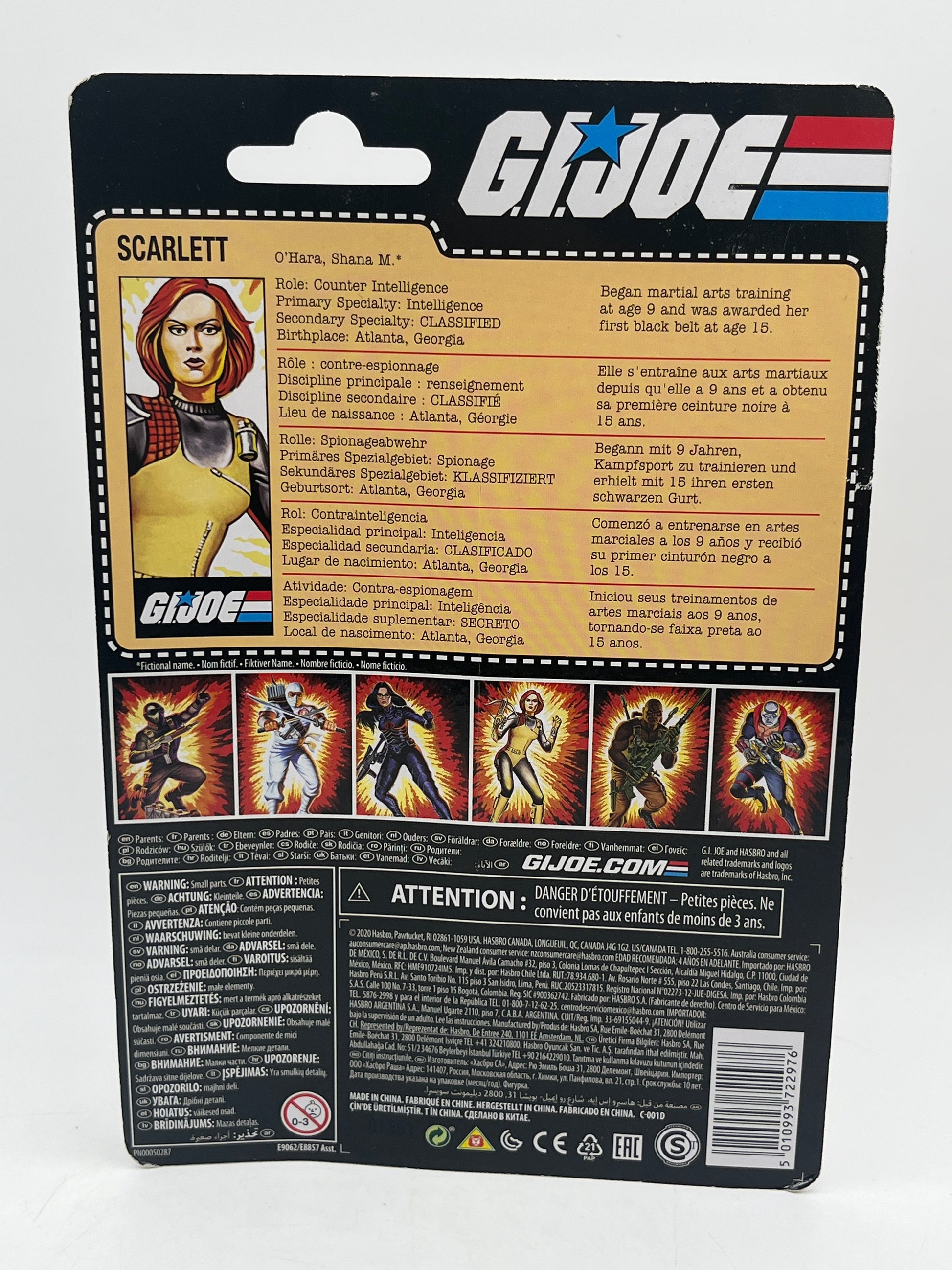 GI Joe 3.75” Walmart Exclusive Scarlett Partially Opened Card +combinedshipping FRENLY BRICKS - Open 7 Days
