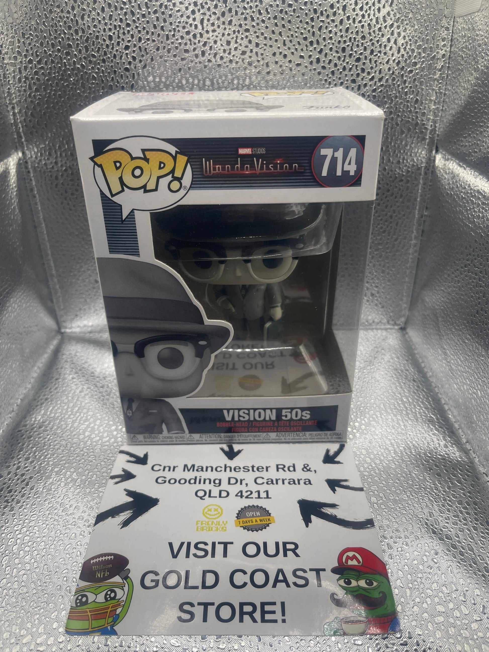 Pop Vinyl - Vision 50's - Marvel Wanda Vision - #714 FRENLY BRICKS - Open 7 Days