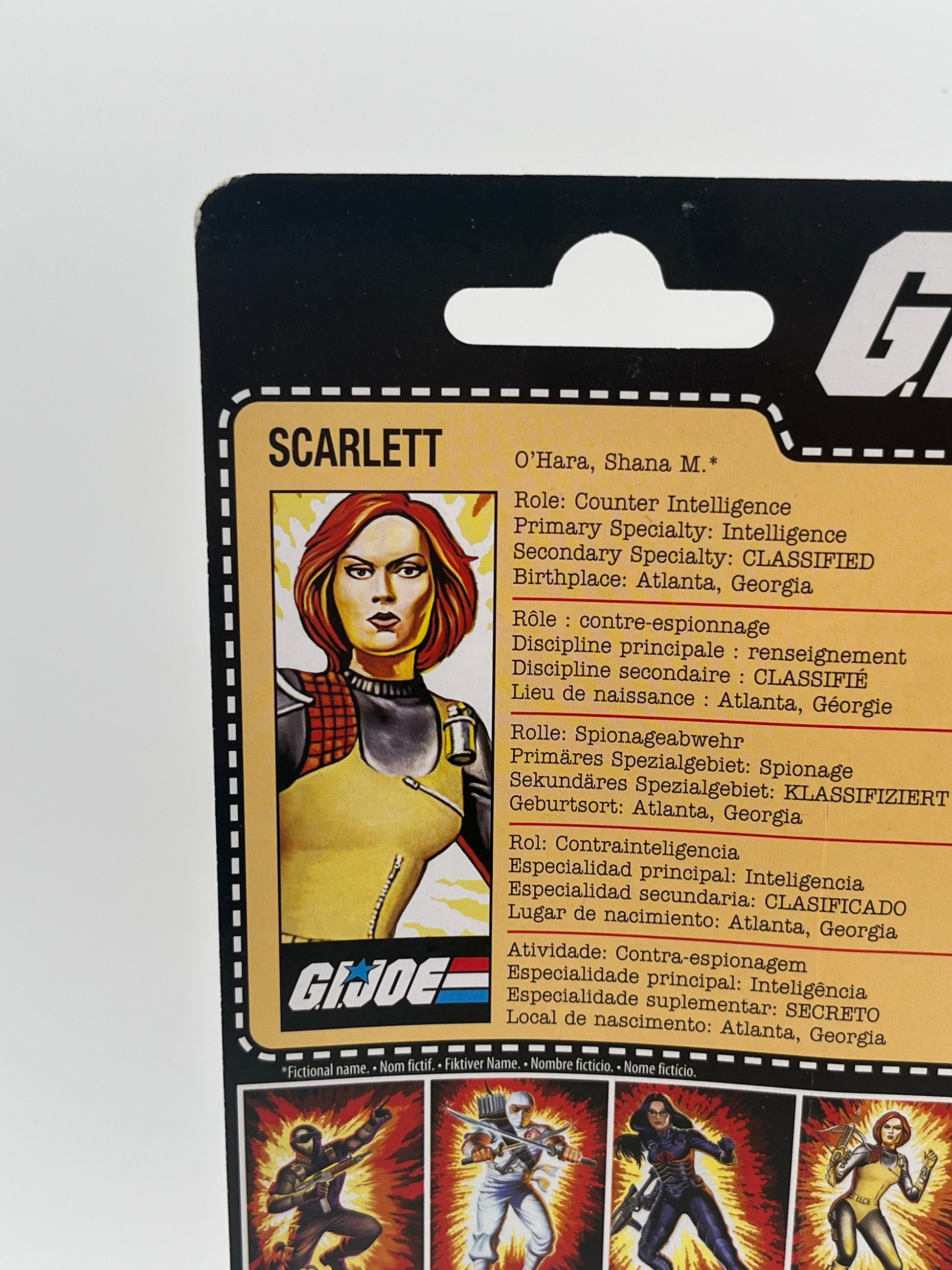 GI Joe 3.75” Walmart Exclusive Scarlett Partially Opened Card +combinedshipping FRENLY BRICKS - Open 7 Days