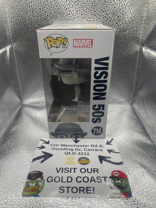 Pop Vinyl - Vision 50's - Marvel Wanda Vision - #714 FRENLY BRICKS - Open 7 Days
