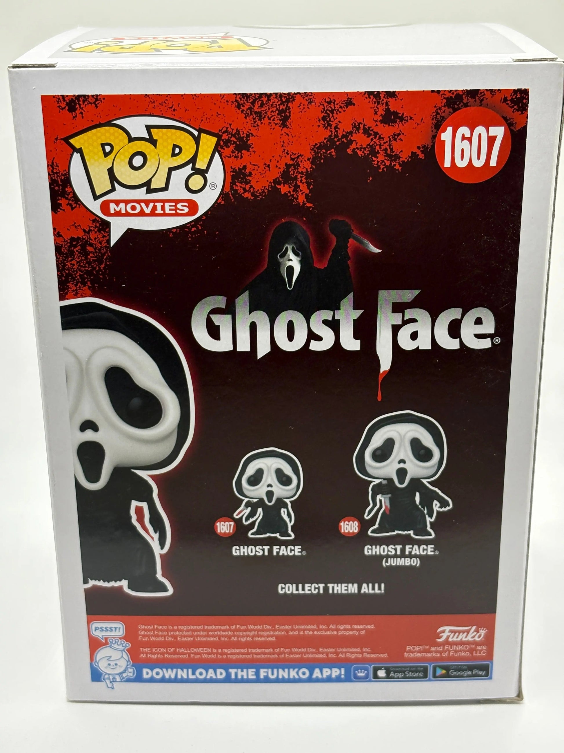 Funko POP! Movies Ghost Face #1607 Ghost Face FRENLY BRICKS - Open 7 Days