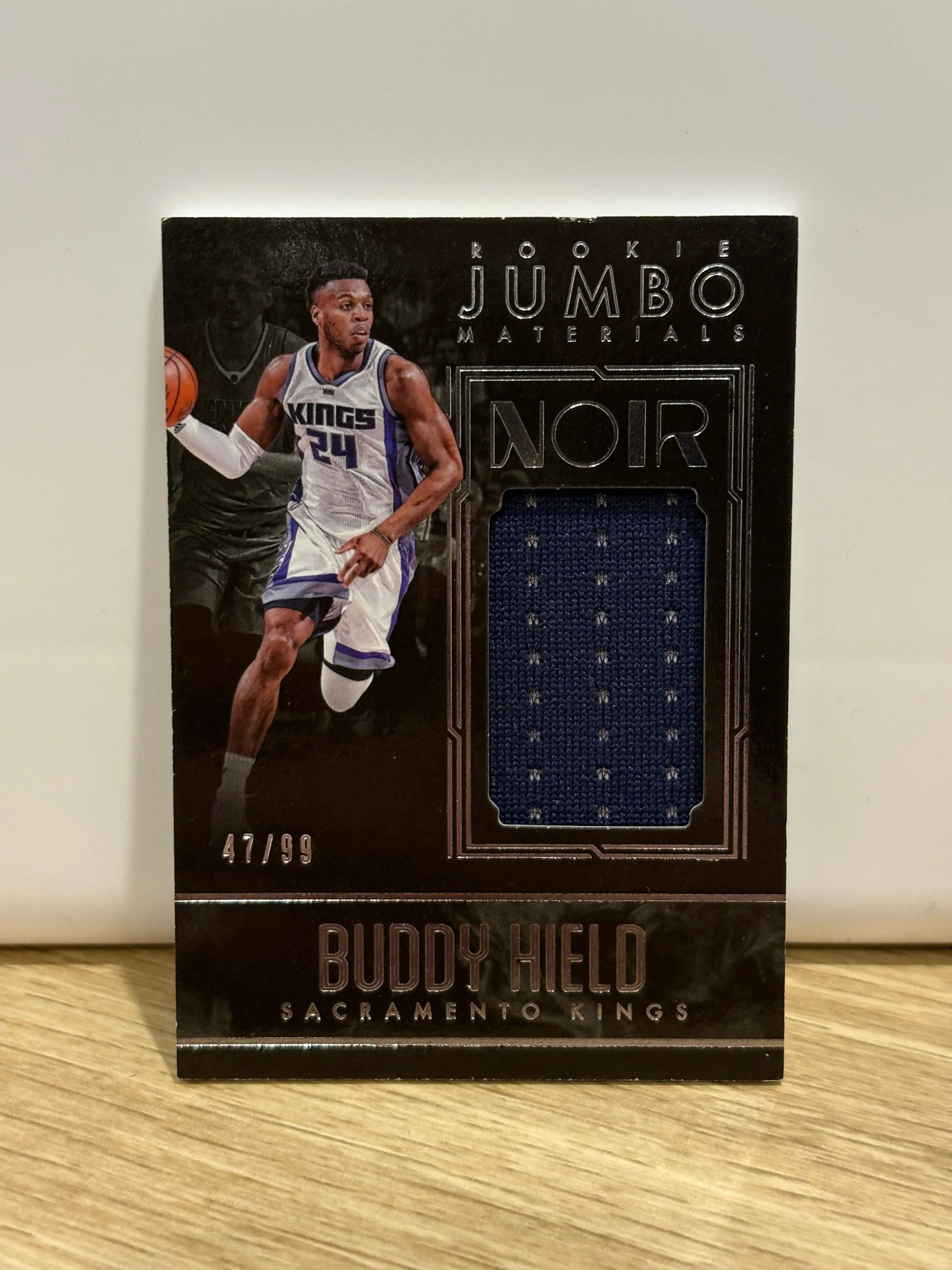 2016 NOIR Rookie Jumbo Materials BUDDY HIELD RC Patch Print /99 FRENLY BRICKS - Open 7 Days