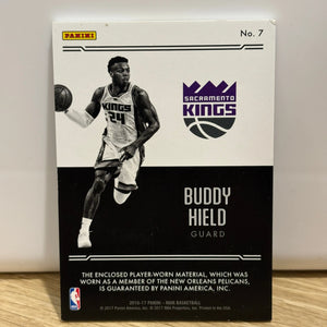 2016 NOIR Rookie Jumbo Materials BUDDY HIELD RC Patch Print /99 FRENLY BRICKS - Open 7 Days