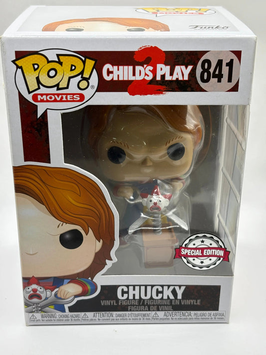 Funko POP! Movies Childs Play 2 #841 Chucky Special Edition FRENLY BRICKS - Open 7 Days