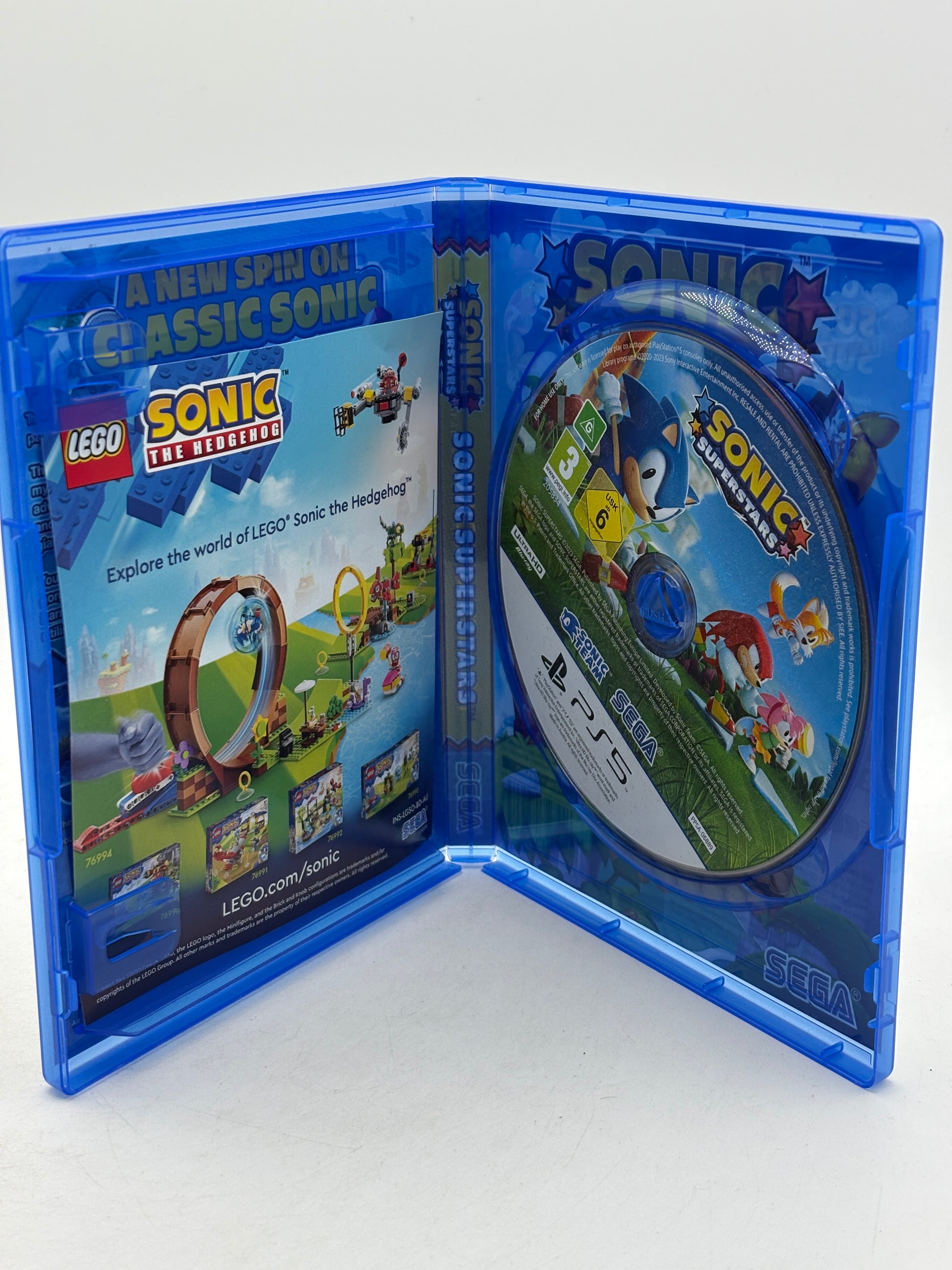 Sony Playstation 5 Sonic Superstars Video Game Complete