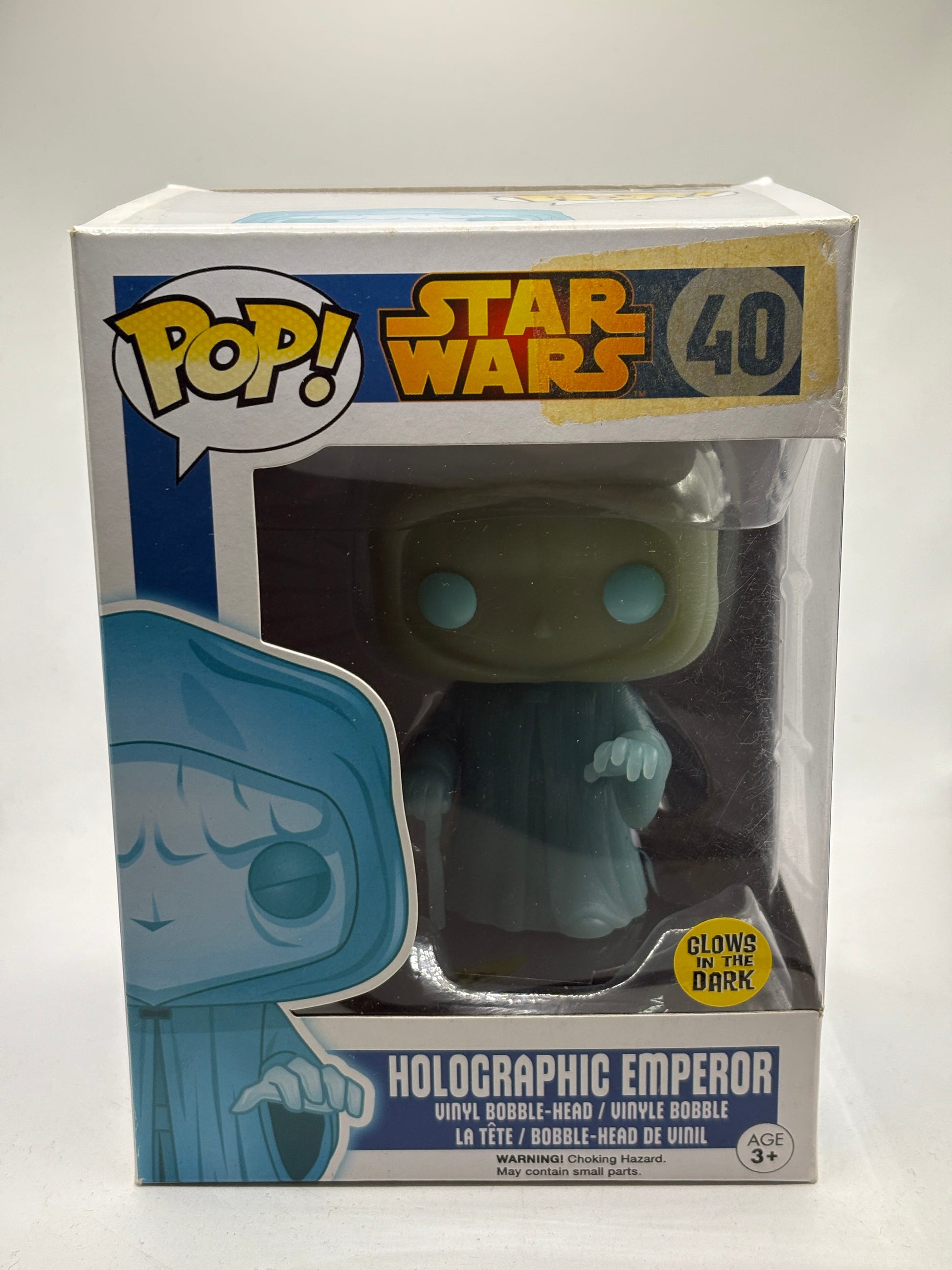 Funko POP! Star Wars #40 Holographic Emperor Glow Vinyl Bobble-Head FRENLY BRICKS - Open 7 Days image 1