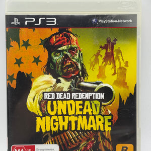 Playstation 3 Red Dead Redemption Undead Nightmare Video Game with Manual