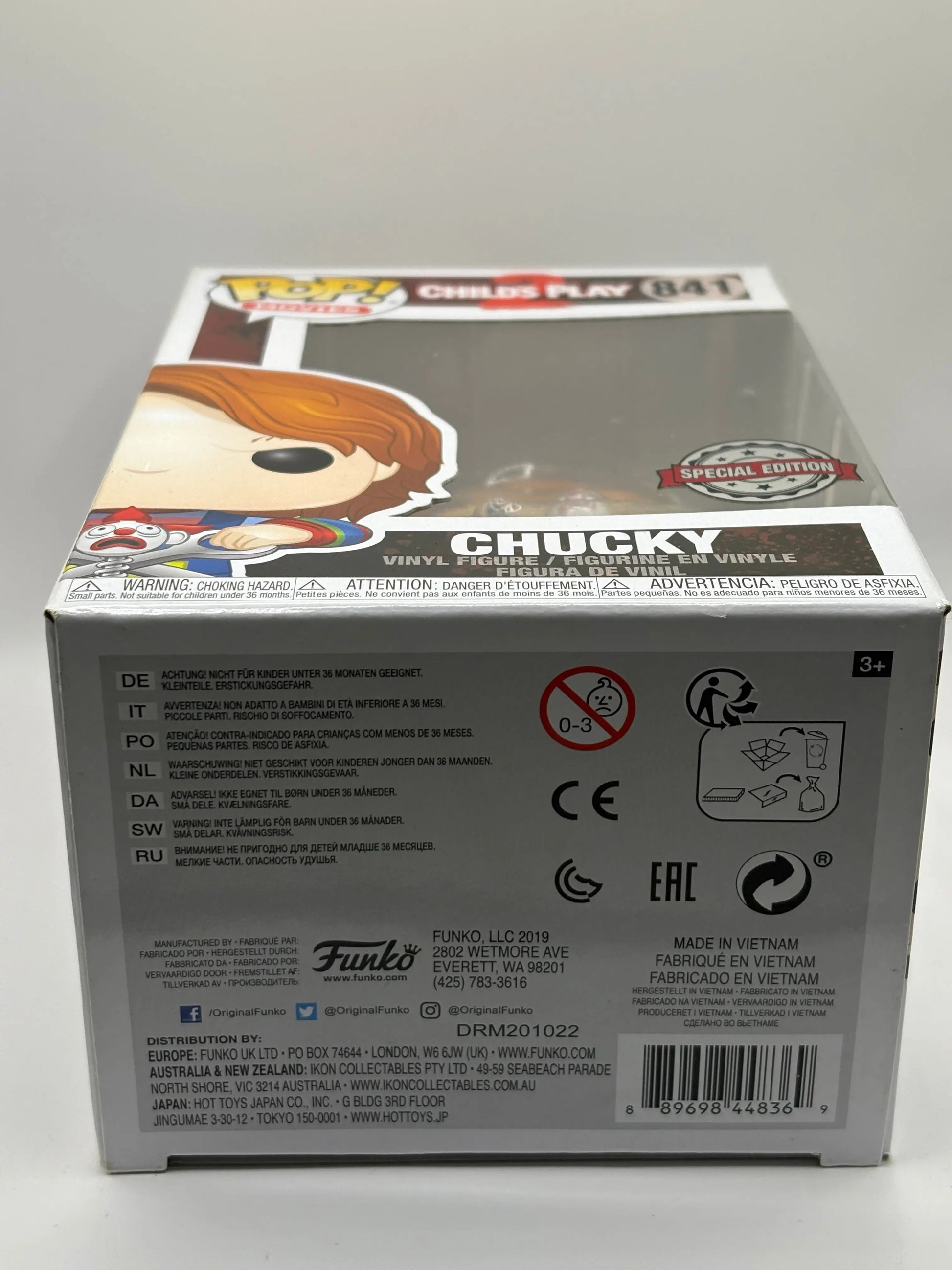 Funko POP! Movies Childs Play 2 #841 Chucky Special Edition FRENLY BRICKS - Open 7 Days