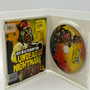 Playstation 3 Red Dead Redemption Undead Nightmare Video Game with Manual