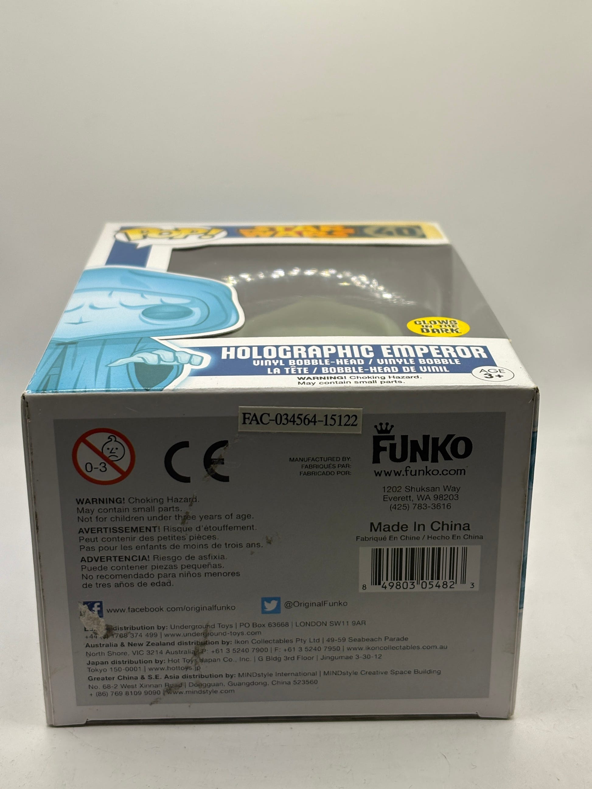 Funko POP! Star Wars #40 Holographic Emperor Glow Vinyl Bobble-Head FRENLY BRICKS - Open 7 Days image 6