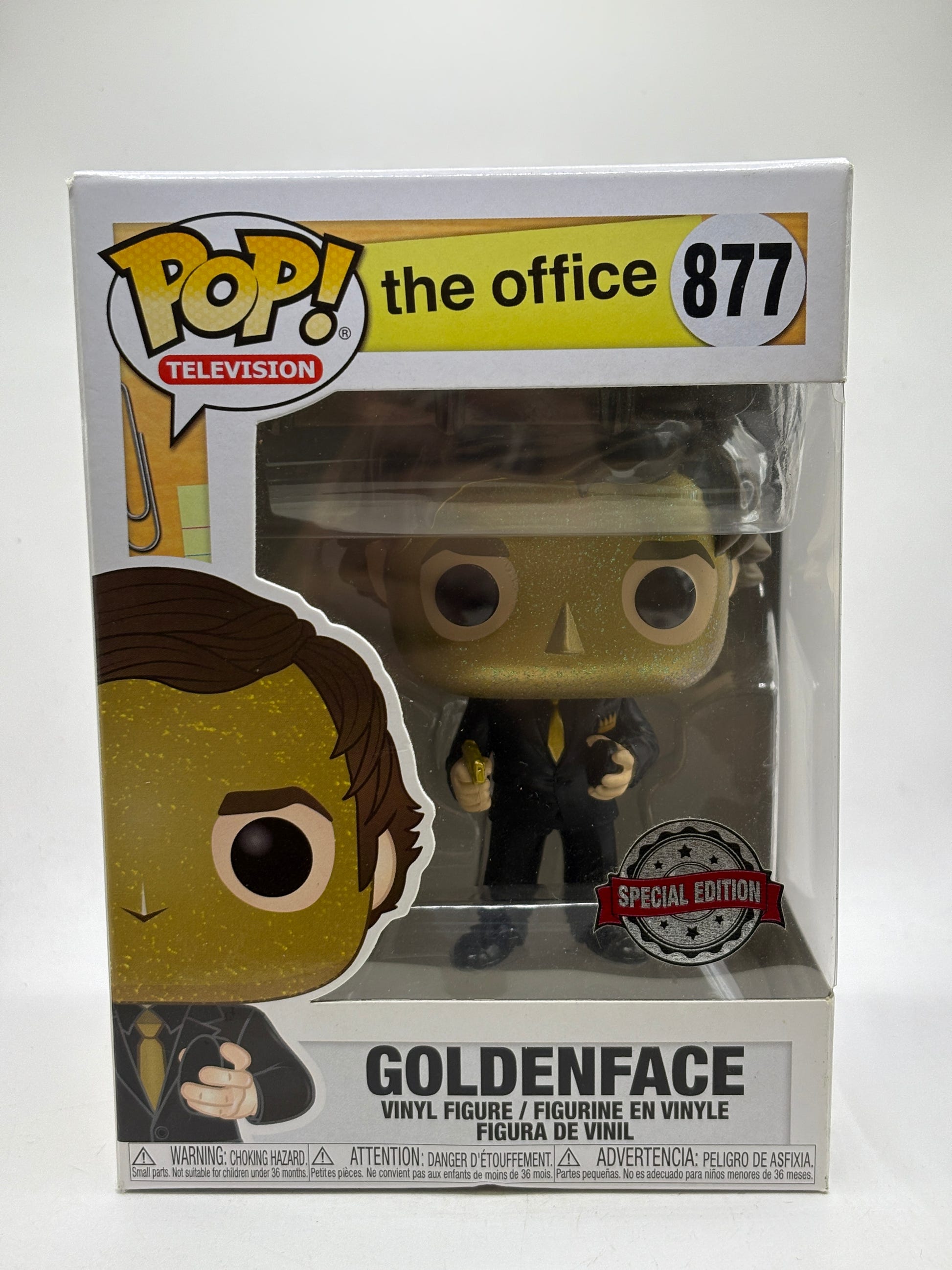 Funko POP! Television The Office #877 Goldenface Special Edition image 1