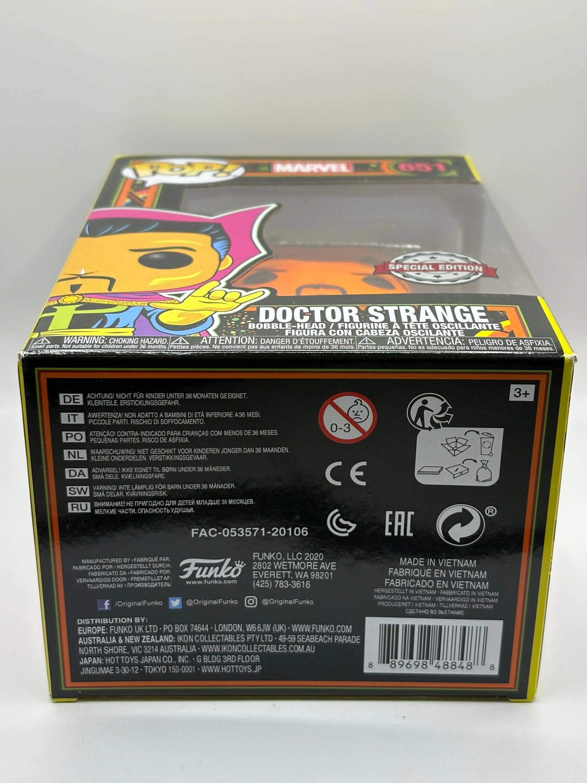 Funko POP! Marvel Doctor Strange #651 Doctor Strange Special Edition FRENLY BRICKS - Open 7 Days