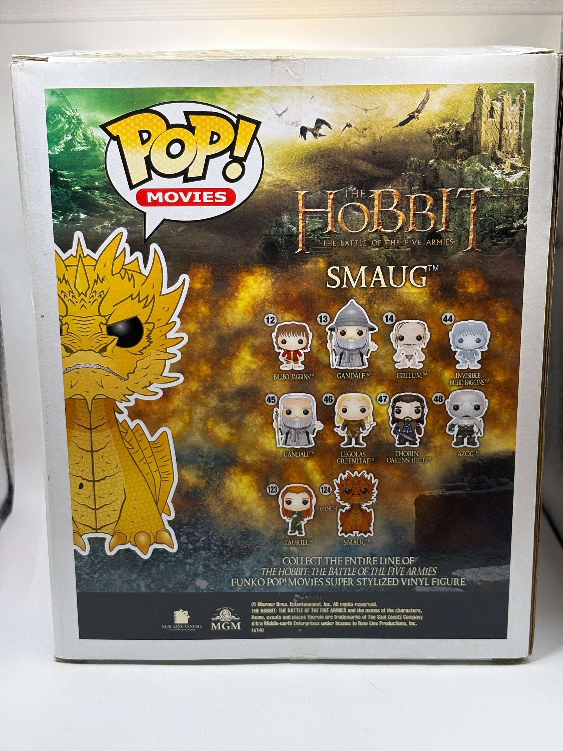 Funko POP! Movies The Hobbit #124 Smaug Vinyl Figure FRENLY BRICKS - Open 7 Days