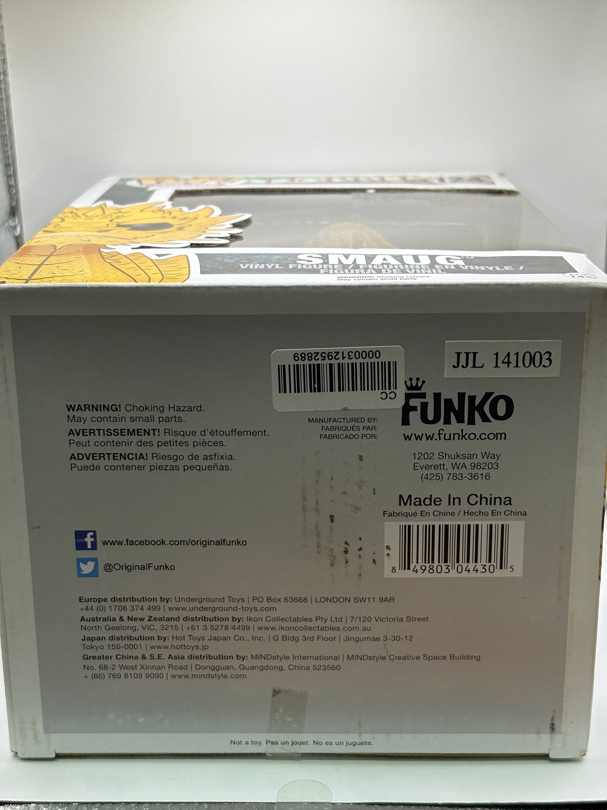 Funko POP! Movies The Hobbit #124 Smaug Vinyl Figure FRENLY BRICKS - Open 7 Days