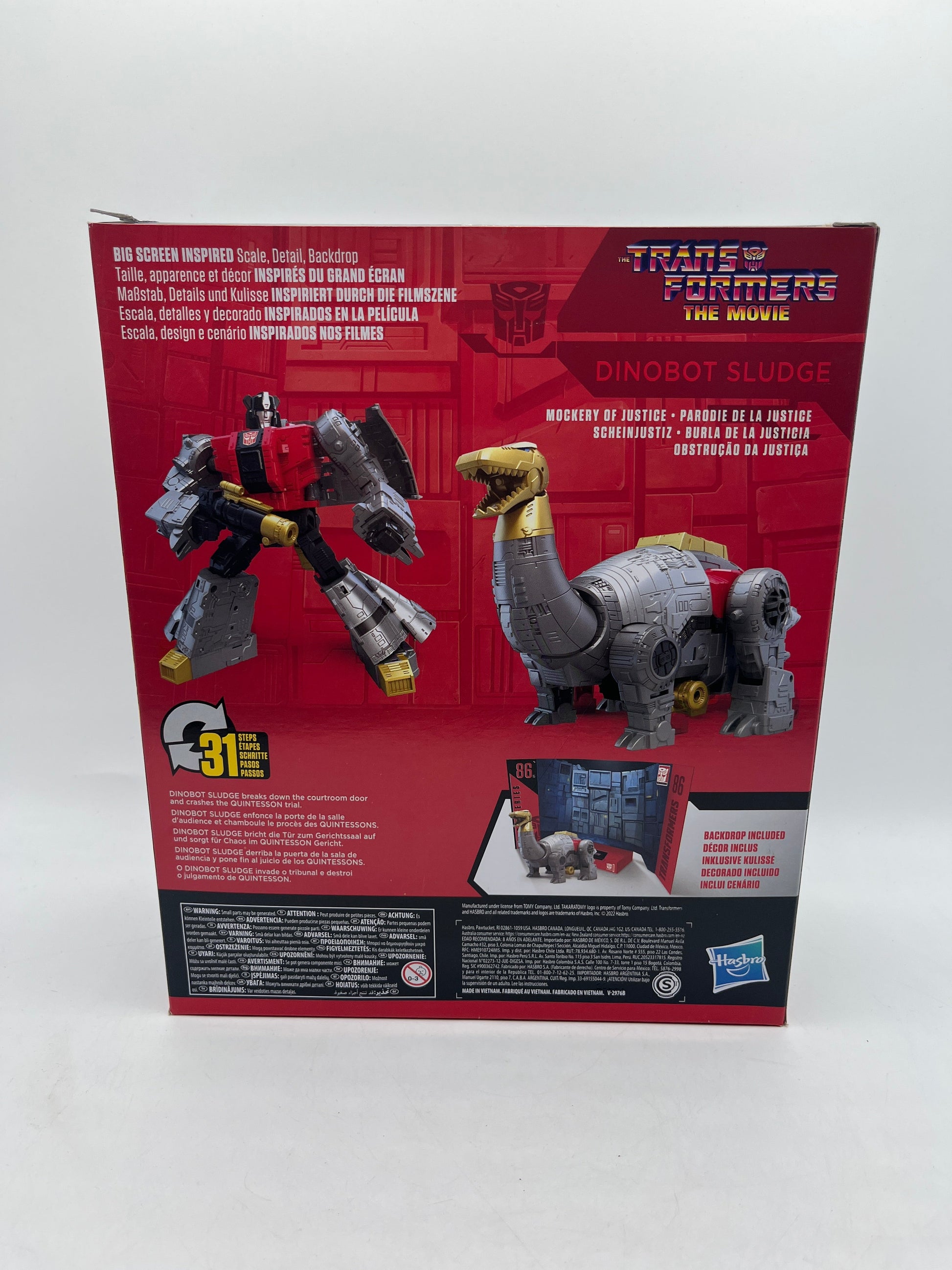 Transformers Studio Series 86-15 Leader Class The The Movie 1986 Dinobot Sludge FRENLY BRICKS - Open 7 Days