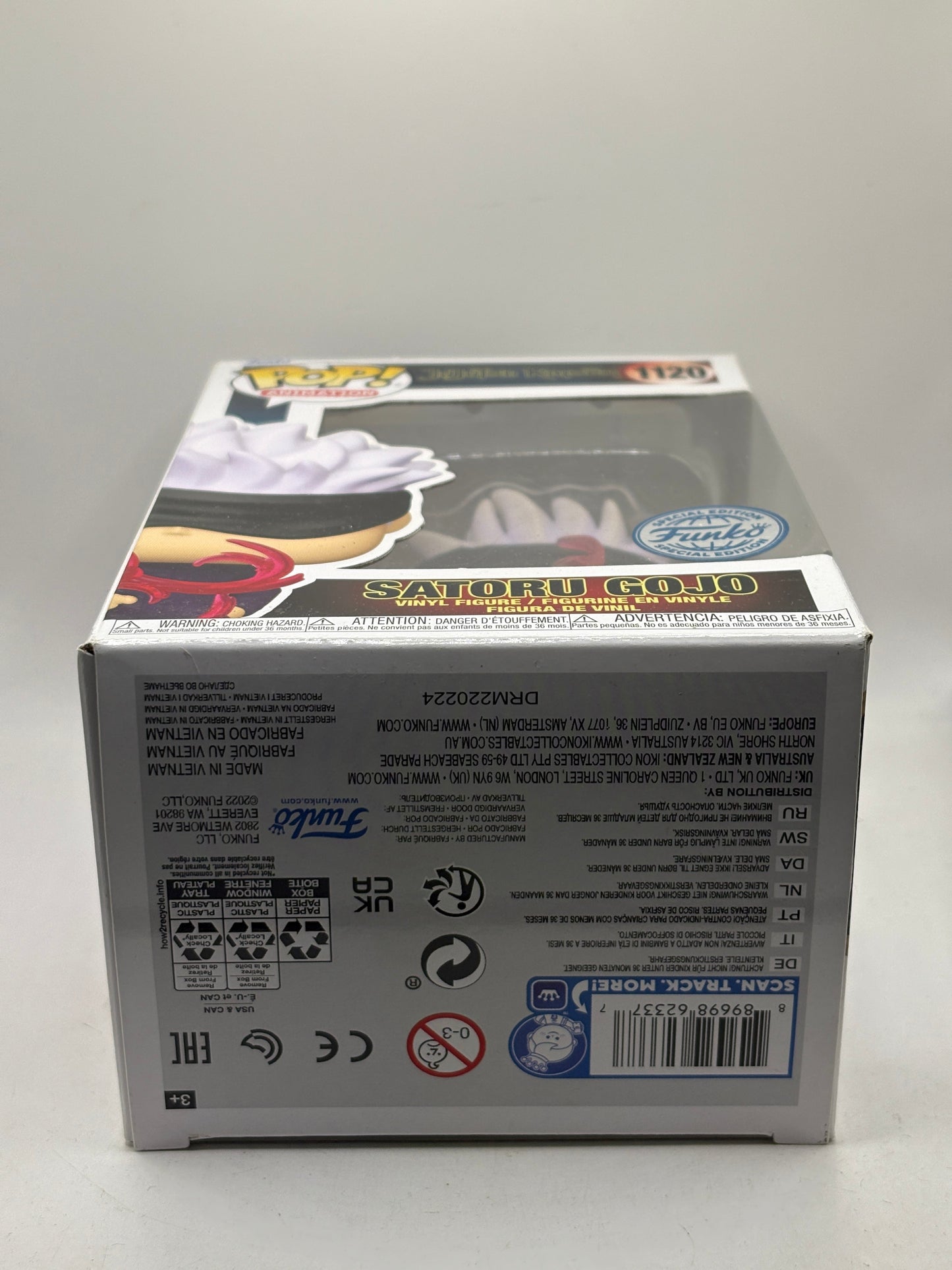 Funko POP! Animation Jujutsu Kaisen #1120 Satoru Gojo Special Edition FRENLY BRICKS - Open 7 Days