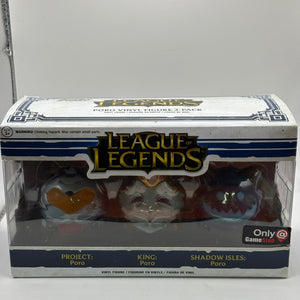 Funko League Of Legends Poro Vinyl Figures 3-Pack GameStop Exclusive New FRENLY BRICKS - Open 7 Days