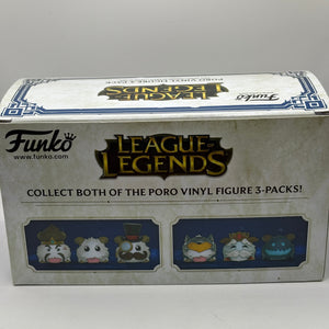 Funko League Of Legends Poro Vinyl Figures 3-Pack GameStop Exclusive New FRENLY BRICKS - Open 7 Days