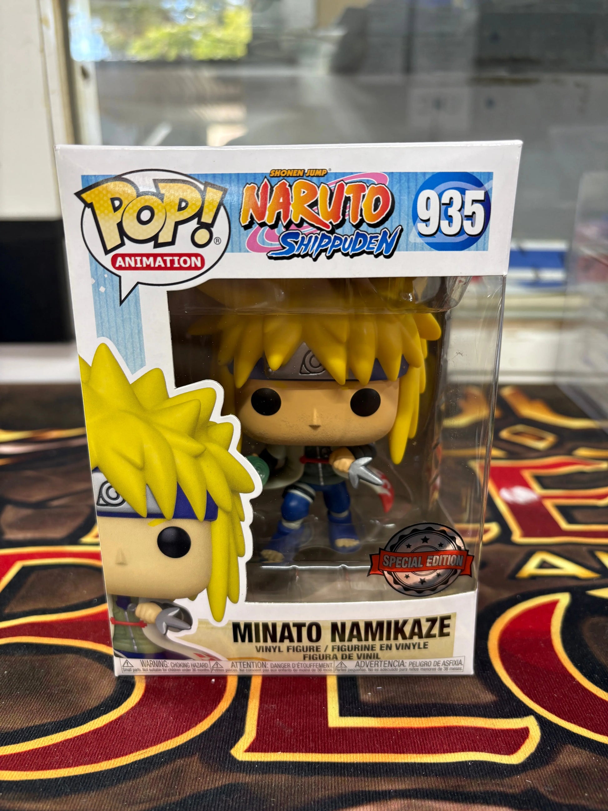 Funko Pop Vinyl 935 - Naruto Shippuden - Minato Namikaze - Special Edition FRENLY BRICKS - Open 7 Days