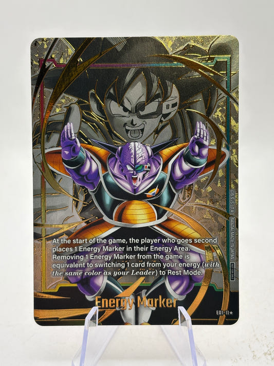 Dragon Ball Super Fusion World - Energy Marker Ginyu E01-11 Alt Art NM
