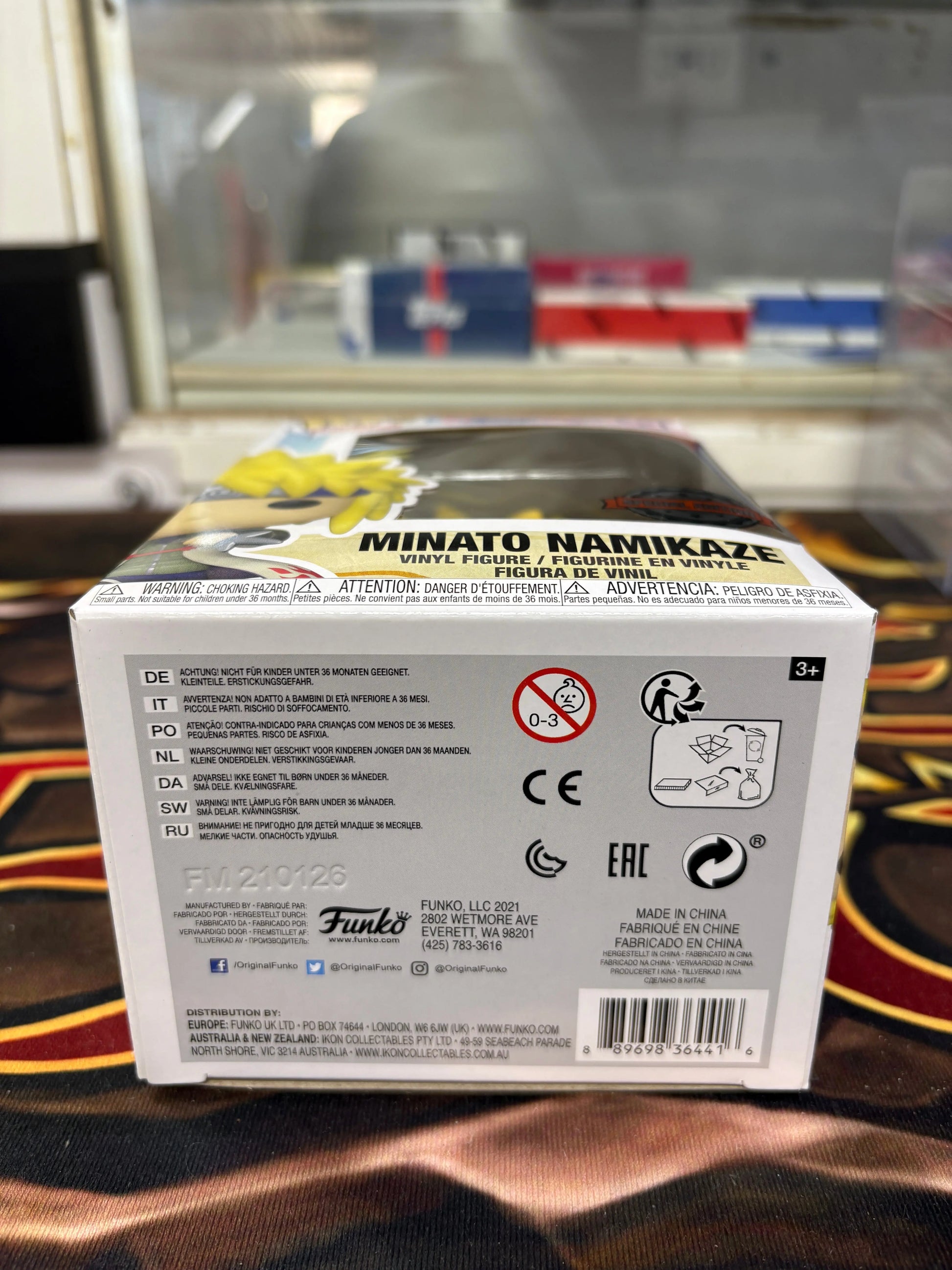 Funko Pop Vinyl 935 - Naruto Shippuden - Minato Namikaze - Special Edition FRENLY BRICKS - Open 7 Days