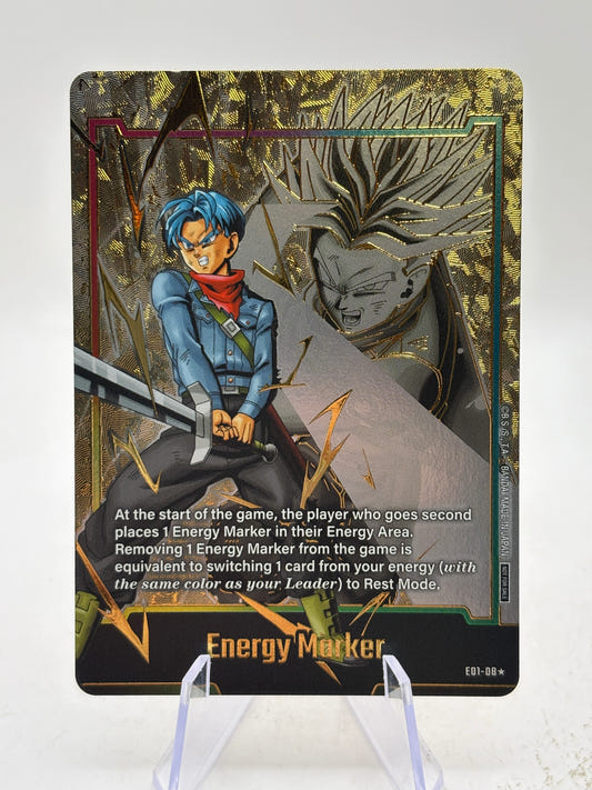 Dragon Ball Super Fusion World - Energy Marker Future Trunks E01-08 Alt Art NM