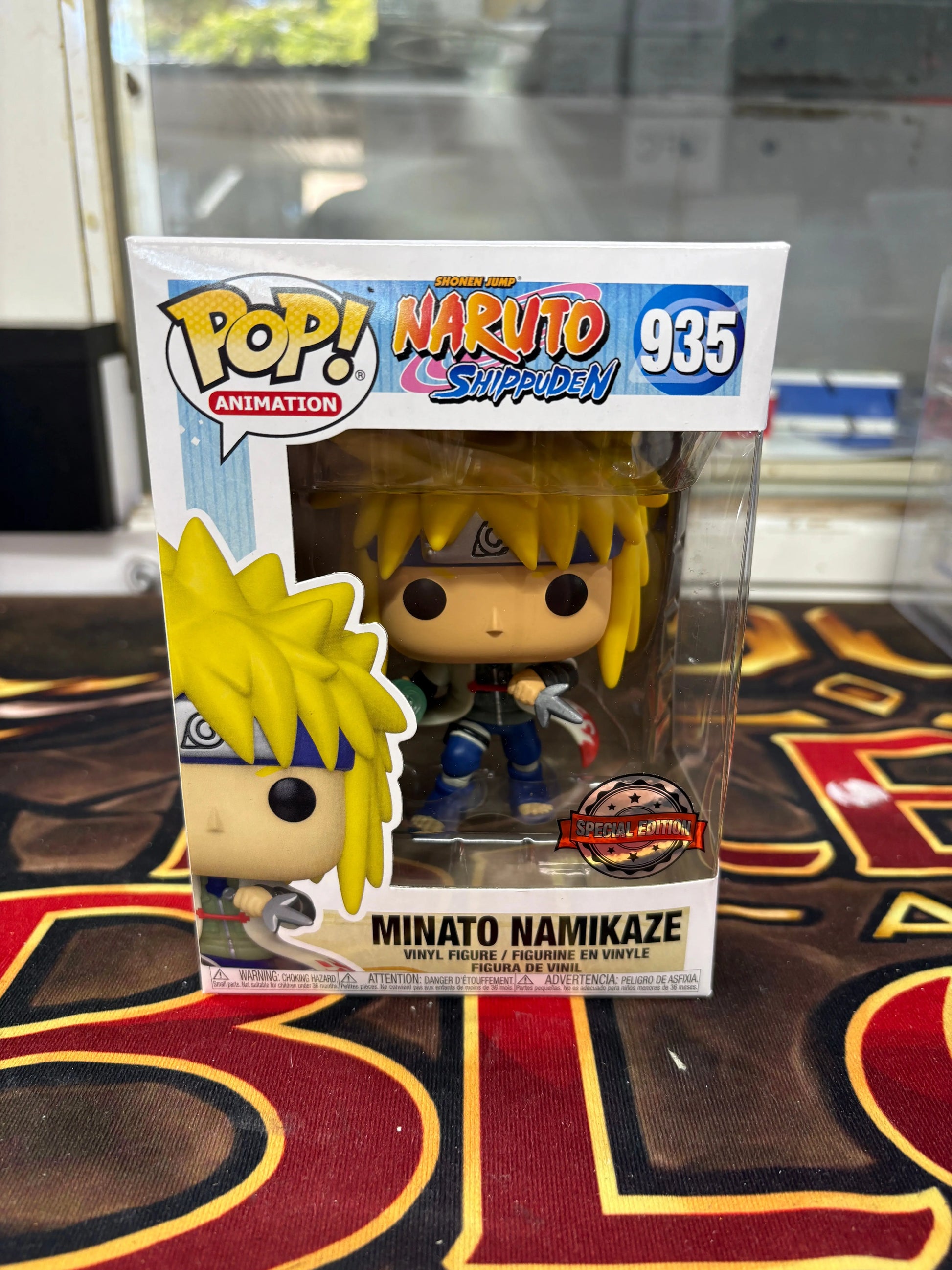 Funko Pop Vinyl 935 - Naruto Shippuden - Minato Namikaze - Special Edition FRENLY BRICKS - Open 7 Days